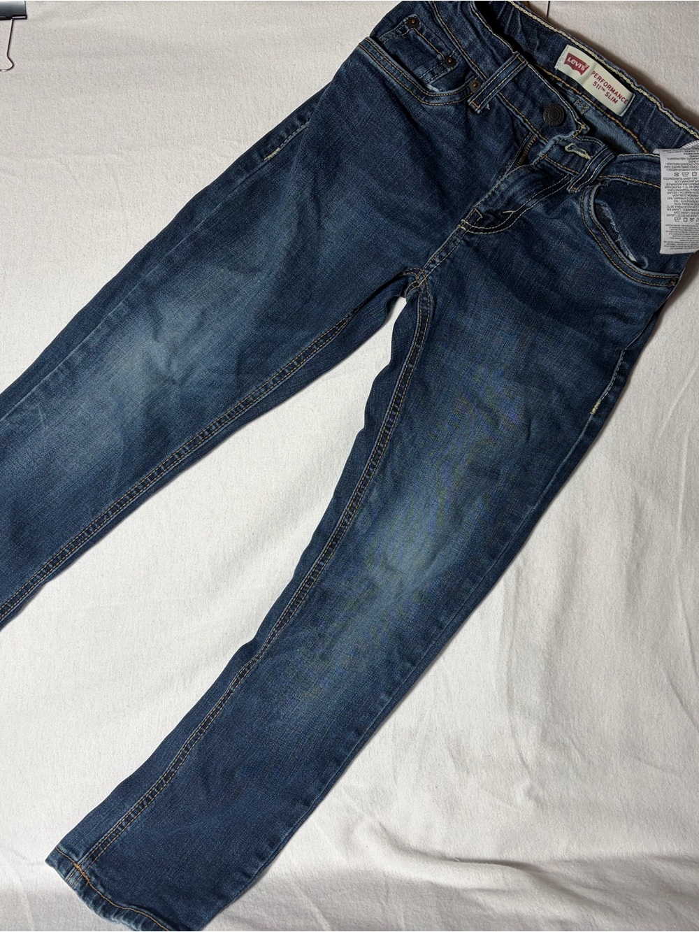 Levi's boys Indigo Slim Straight Jeans